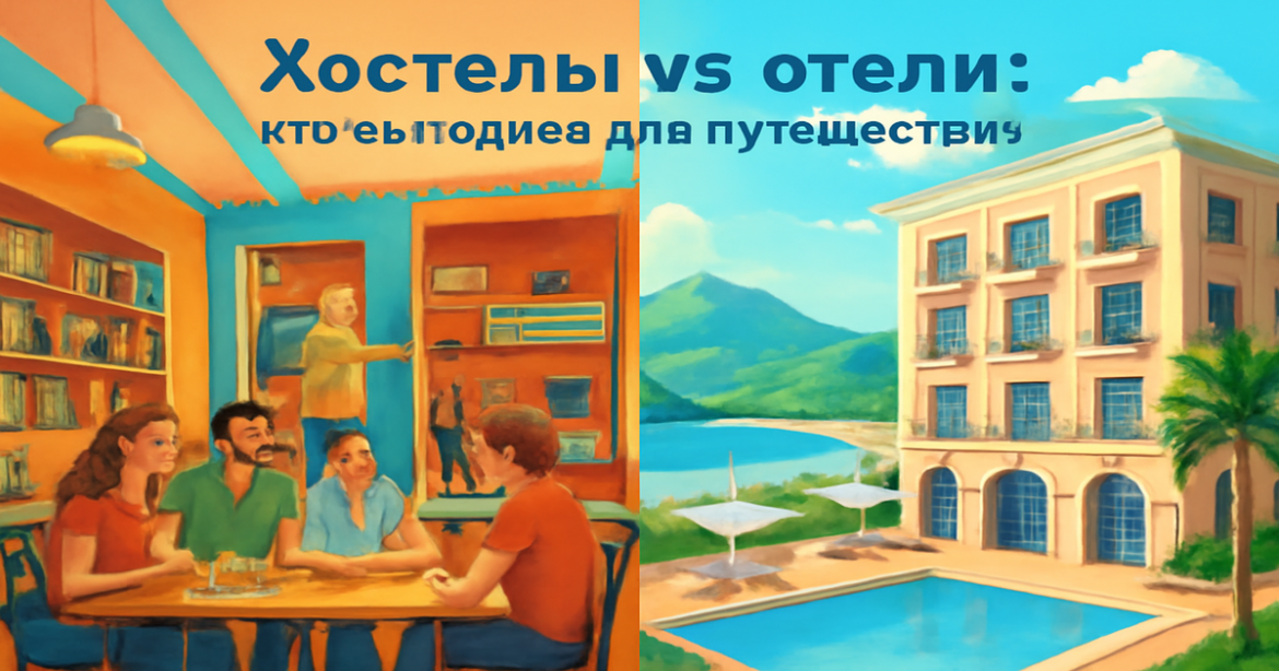 Explore travel options with Хостелы vs отели: что выгоднее для путешествий in this captivating scene.