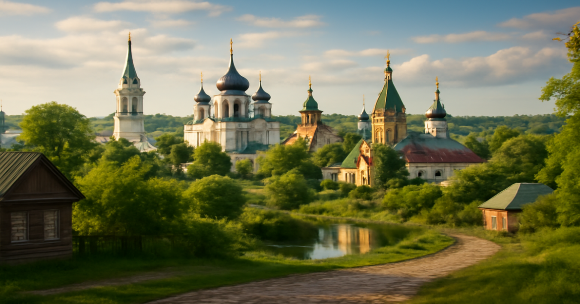 Explore the beauty of the Золотое кольцо России with historic sites and stunning landscapes.