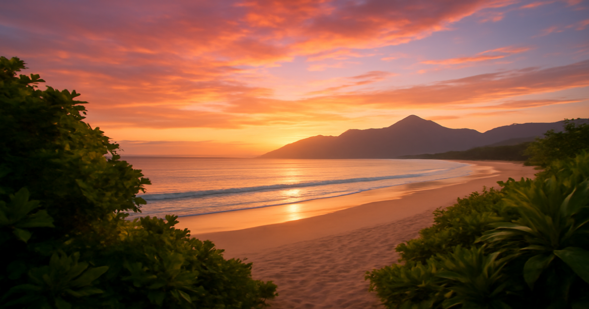 Explore stunning travel destinations for одиночные путешествия, featuring beaches and mountains in an inspiring landscape.