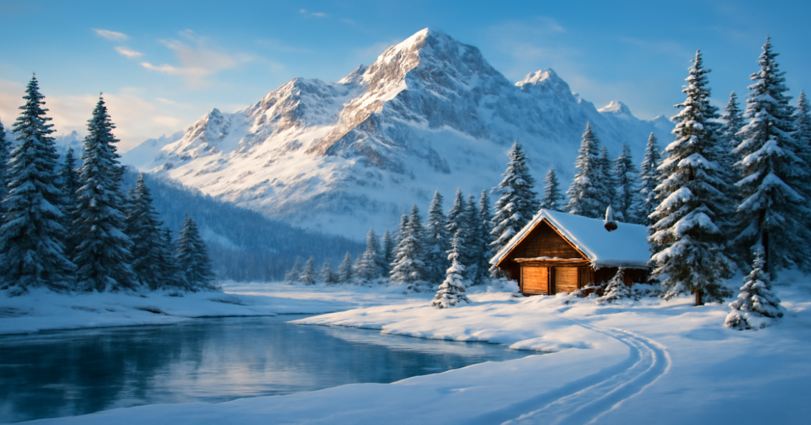 Explore breathtaking зимние направления with snow-covered mountains and cozy cabins for a perfect winter escape.