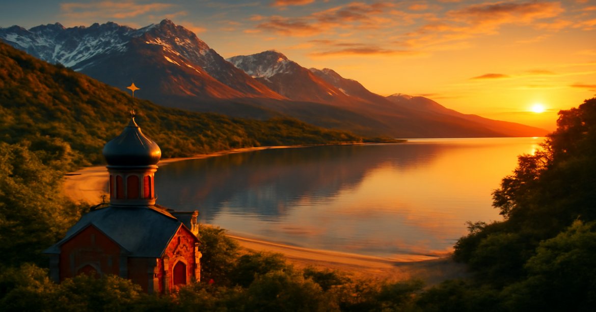 Stunning nature landscape highlighting travel destinations and the beauty of a виза в Россию experience.