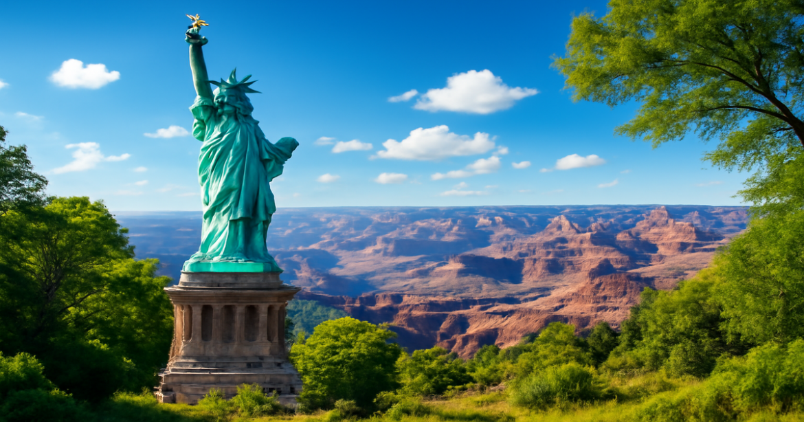Explore stunning American landmarks while learning about виза в США and travel tips.