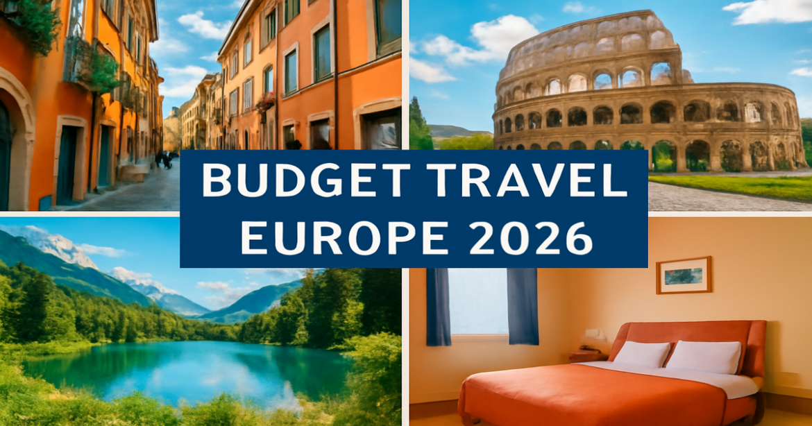 Explore budget-friendly travel destinations in Europe for 2026.