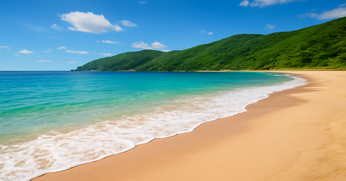 Explore лучшие пляжи России, perfect for family vacations with stunning views and serene landscapes.