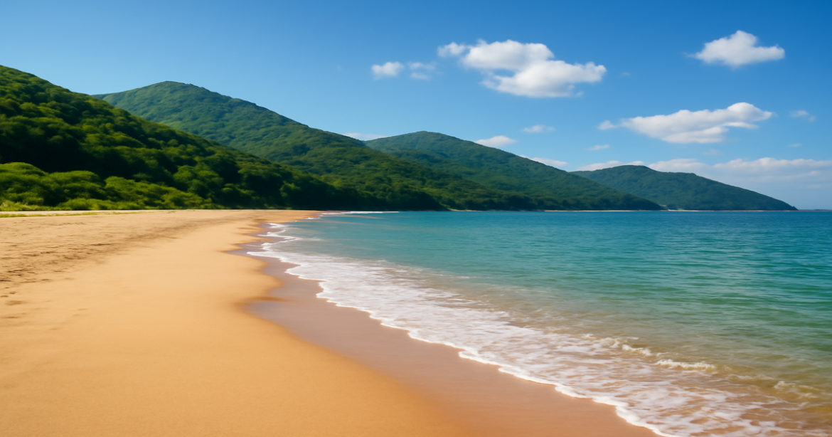 Stunning beach in Russia, ideal for budget-friendly vacations with beautiful nature landscapes.
