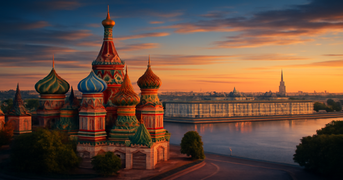 Explore breathtaking tourist attractions in Russia's iconic cities, Moscow and St. Petersburg.
