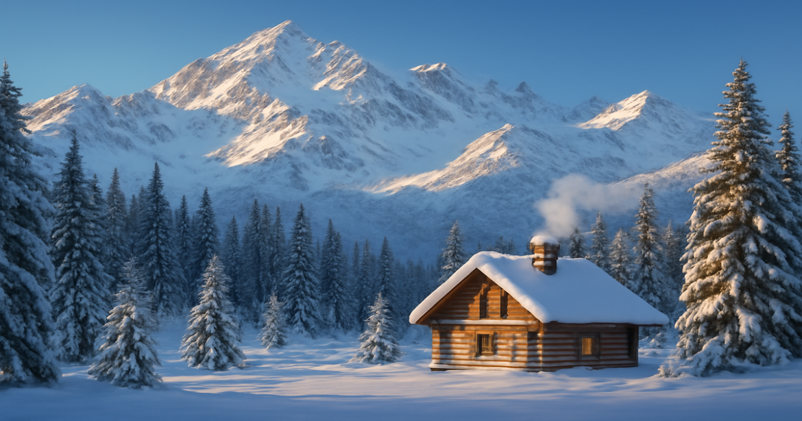 Stunning winter landscape in Russia, perfect for зимний отдых в России exploration.