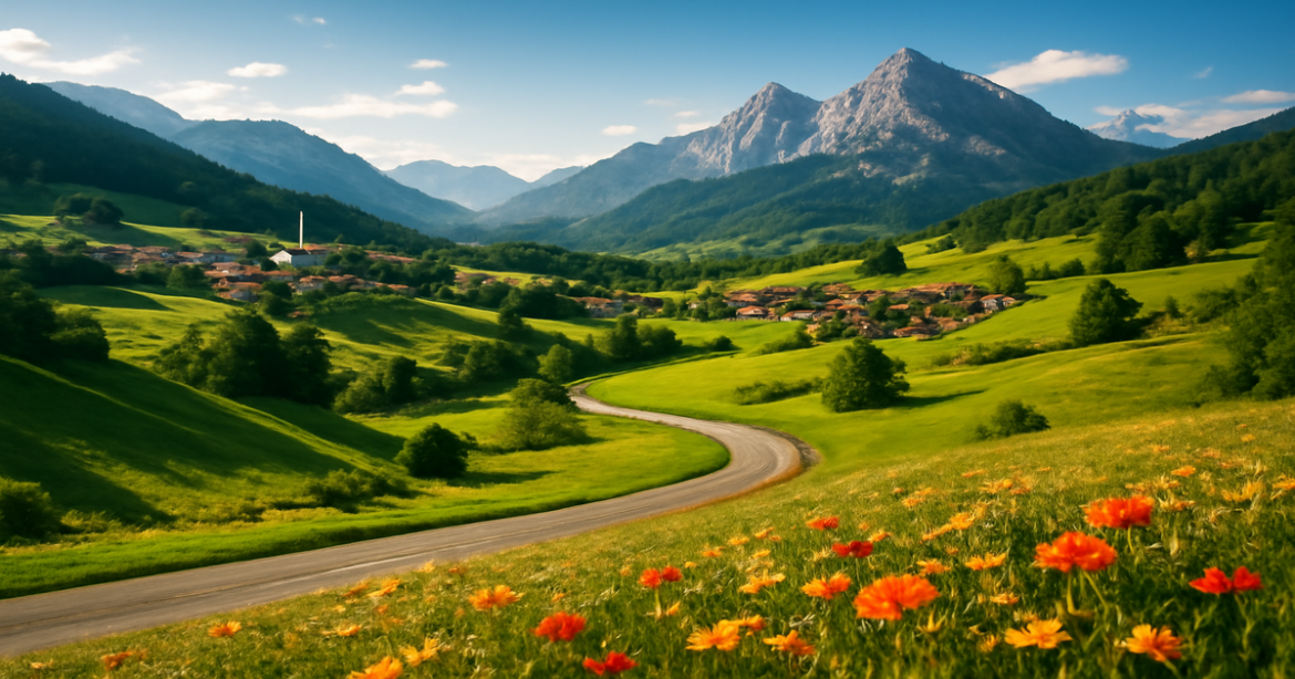 Explore экономные маршруты по Европе with this stunning landscape of travel destinations and nature.
