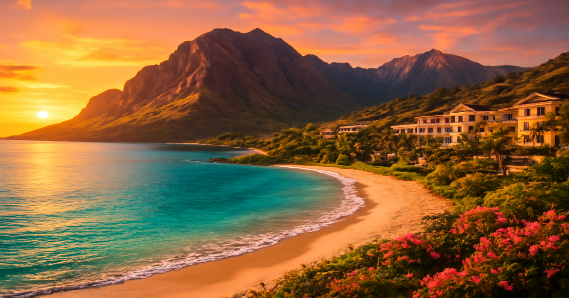 Stunning travel destinations for vacation featuring beaches and mountains, ideal for 2026.