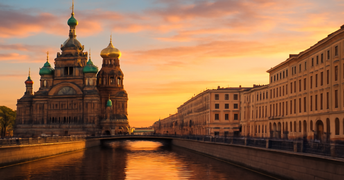 Explore the stunning маршрут по Санкт-Петербургу with iconic landmarks and serene landscapes.