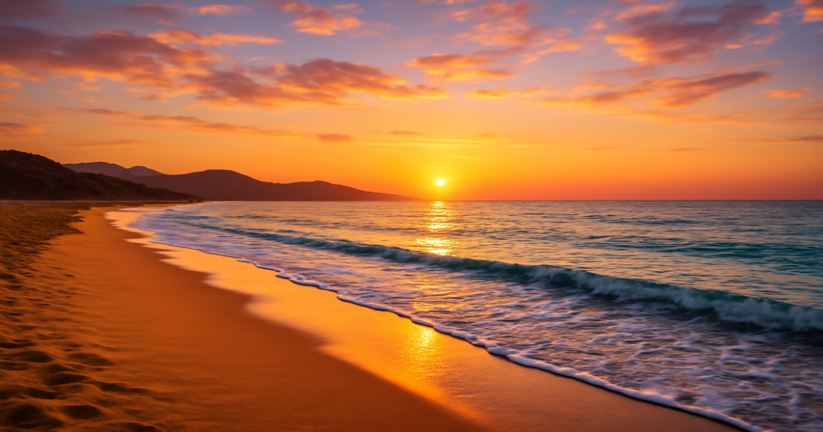Stunning beach view in Spain, capturing the essence of travel and the beauty of nature for a visa guide.