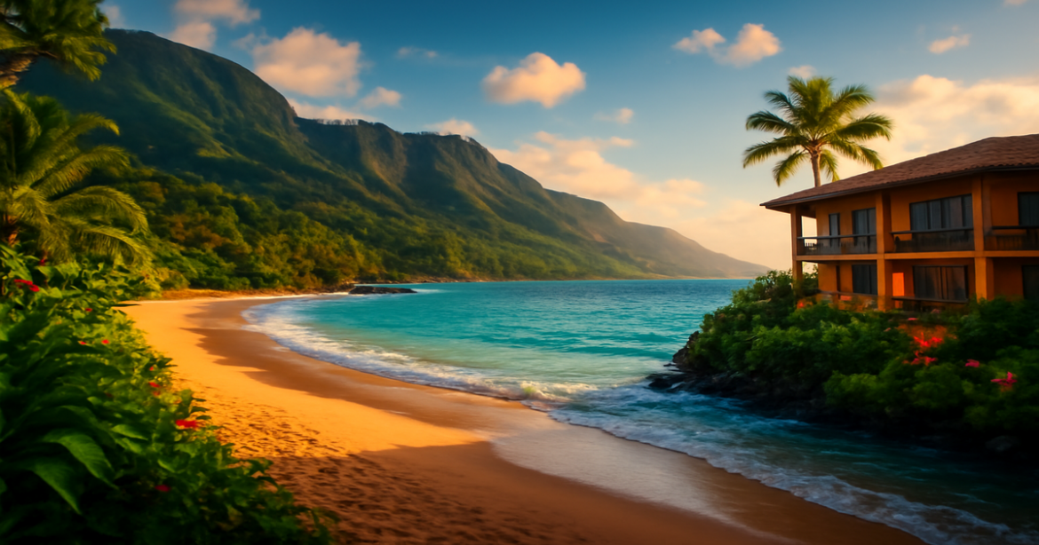 Inspiring beach scene for a бюджетное путешествие, showcasing nature and travel destinations.