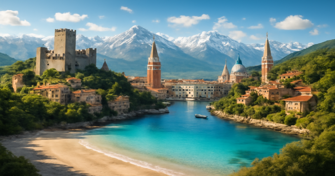 Explore stunning достопримечательности Европы in this inspiring travel destination image.