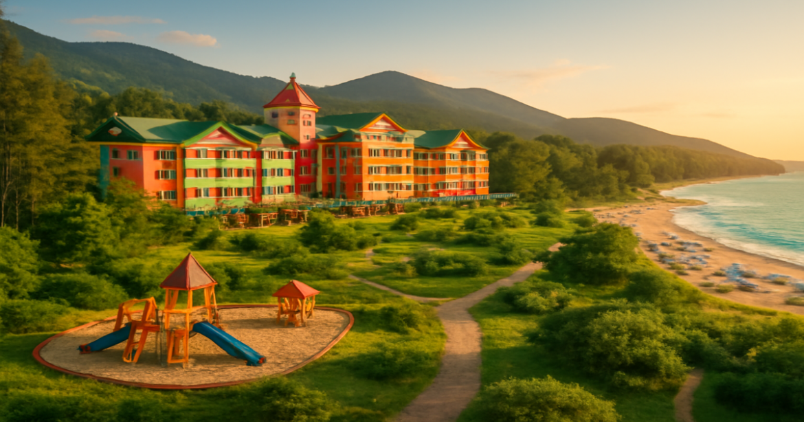 Explore the best курорты для детей in Russia, featuring beautiful landscapes and family-friendly accommodations.