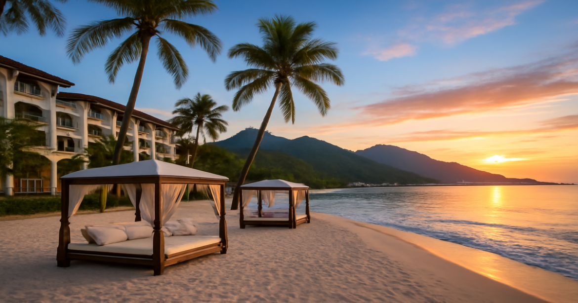 Explore курорты для одиночных путешествий with stunning beach views and tranquil nature landscapes.