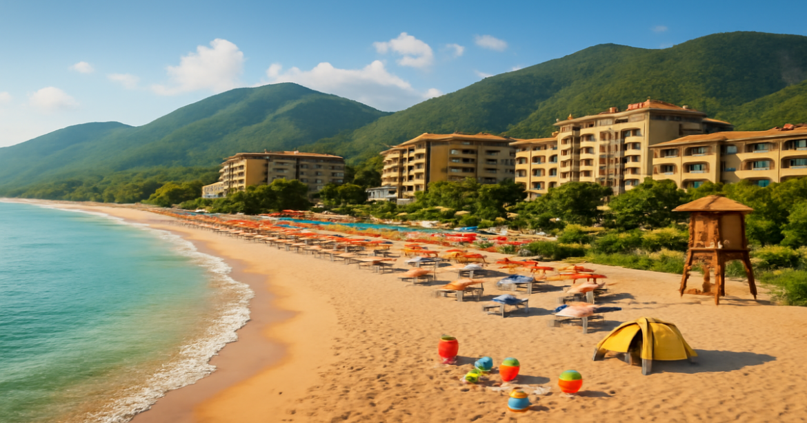 Explore курорты на Черном море with family-friendly beaches and beautiful landscapes.