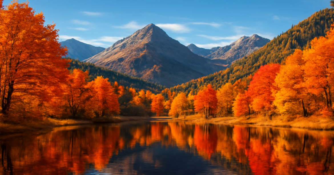Explore stunning осенние направления with vibrant autumn landscapes and serene nature scenes.