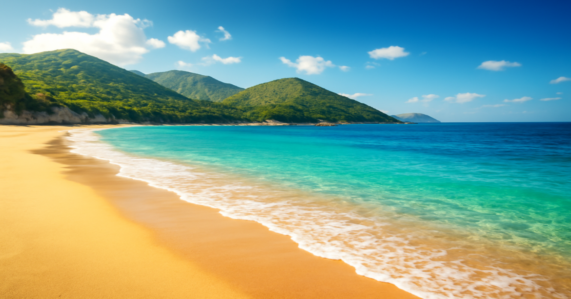 Stunning view of пляжи Турции, perfect for families seeking sun and sea adventures.