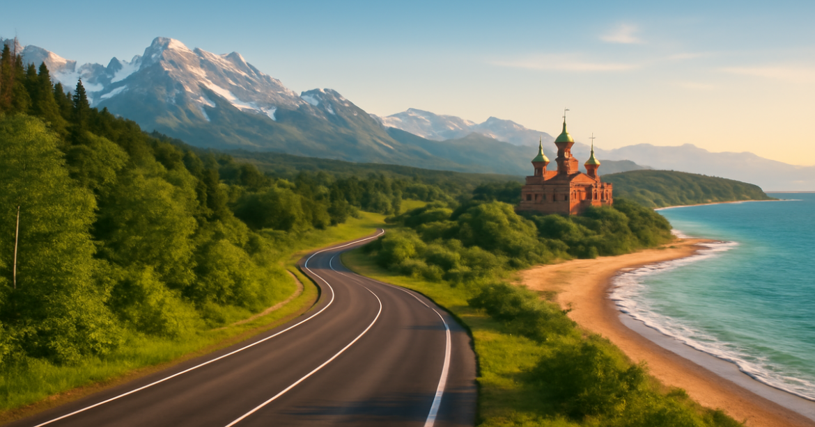 Explore a stunning маршрут по России with breathtaking landscapes and cultural landmarks.
