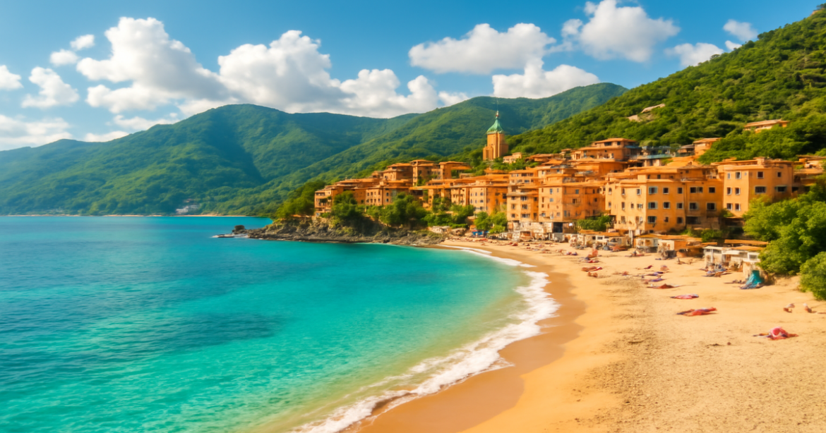 Explore budgetное путешествие по Европе with stunning coastal and mountain landscapes.