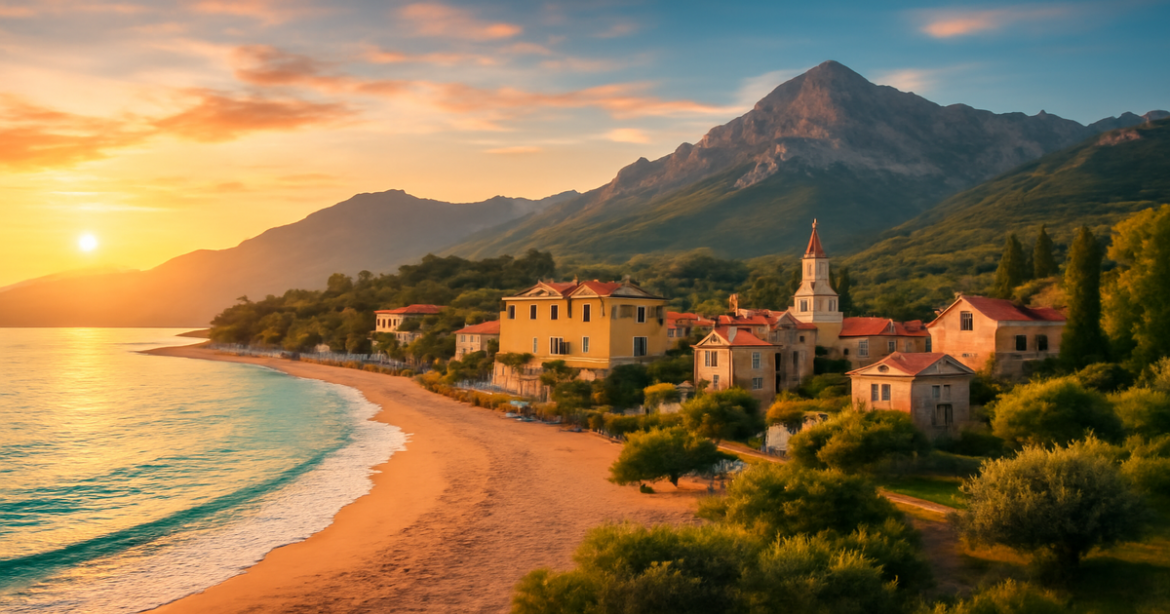 Explore budgetные путешествия в Европу with this stunning view of landscapes, hotels, and attractions.