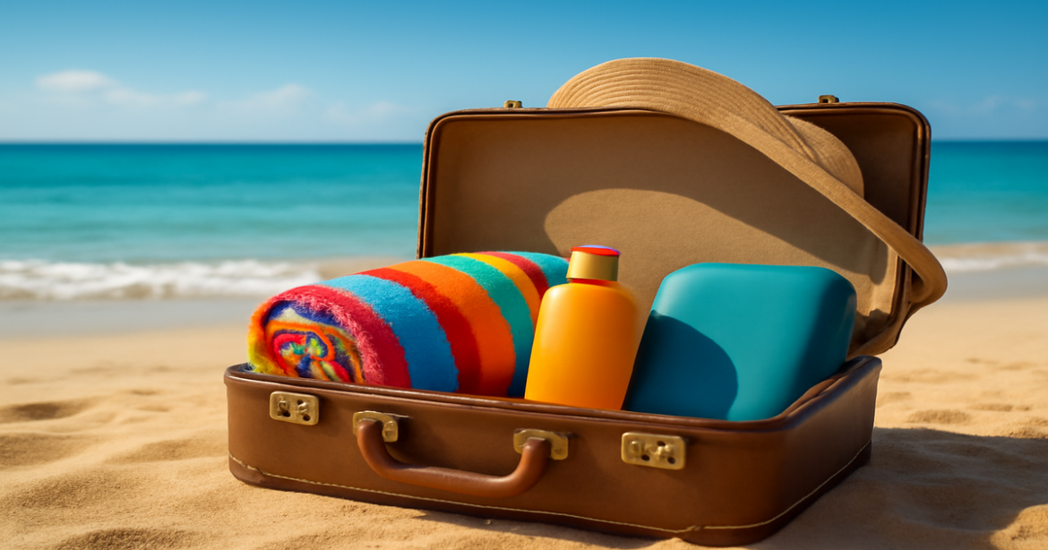 Explore правильная упаковка чемодана with a stunning beach backdrop, perfect for inspiring travel adventures.