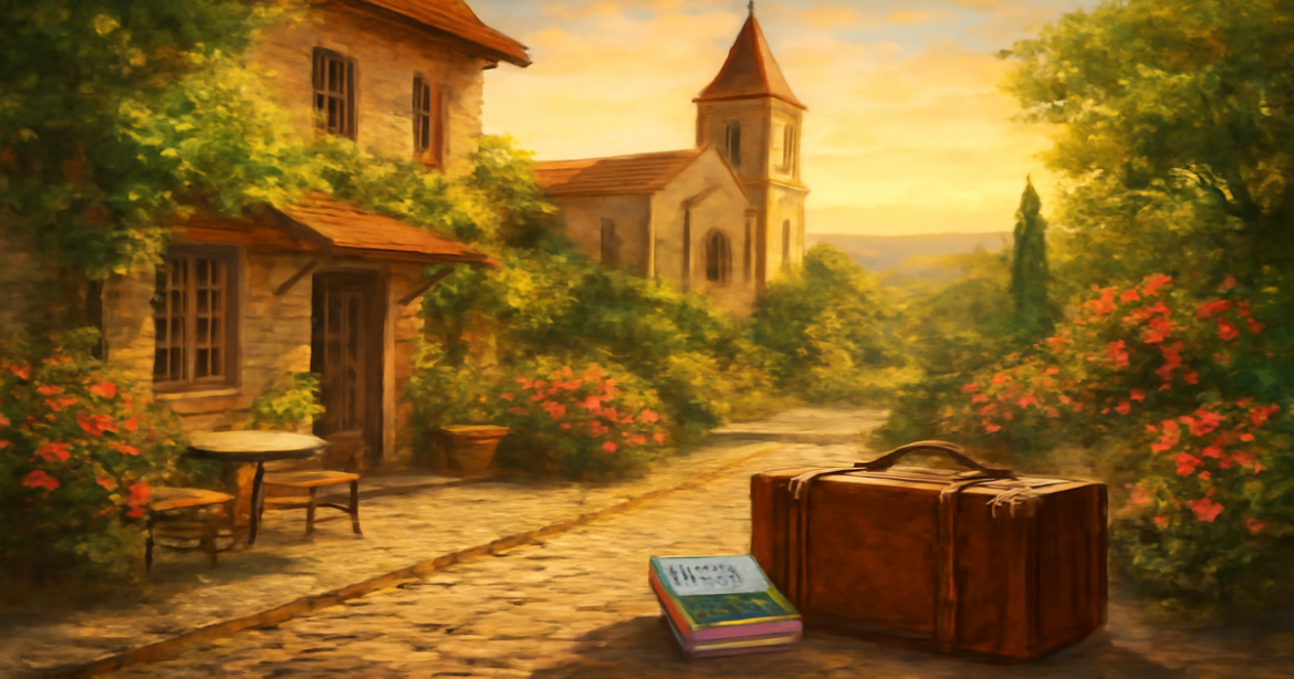 Inspiring travel scene for оформление шенгенской визы, showcasing European landscapes and architecture.