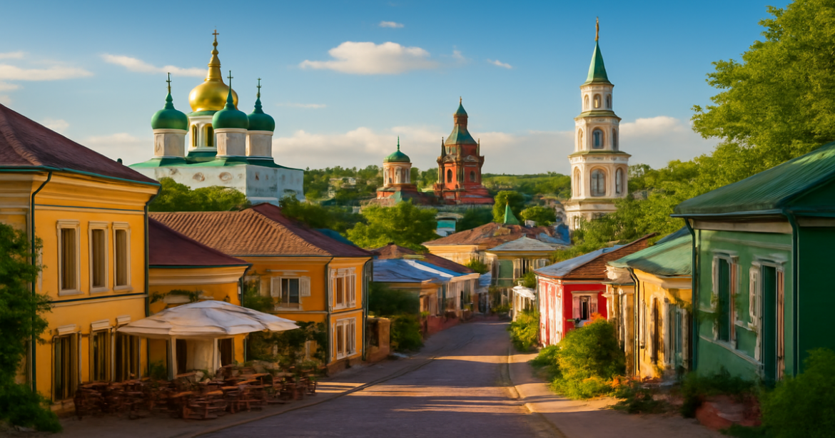 Explore budgetное путешествие в России with beautiful architecture and inviting landscapes.