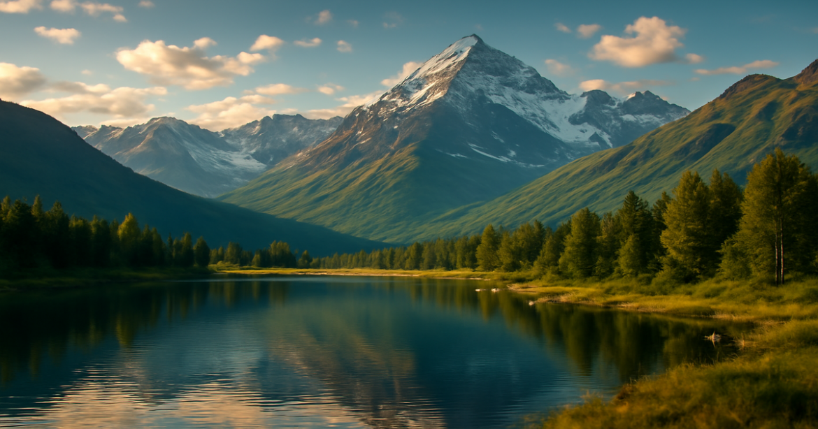 Stunning landscape for одиночные путешествия Россия, featuring mountains and serene nature.