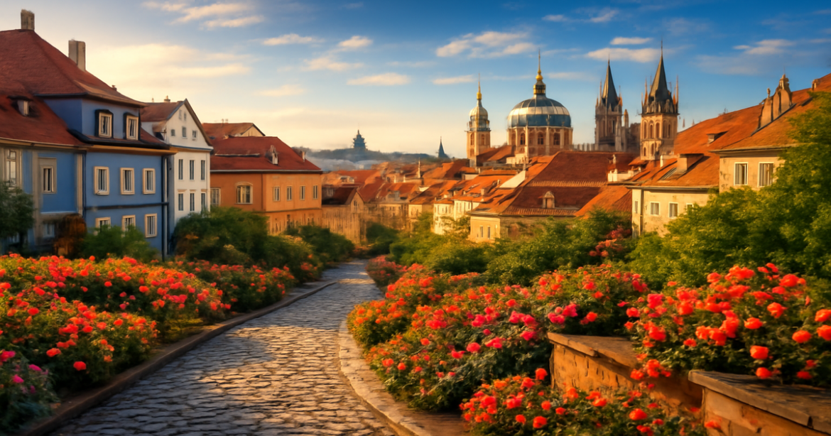 Explore beautiful cities in Europe with stunning architecture and vibrant landscapes.