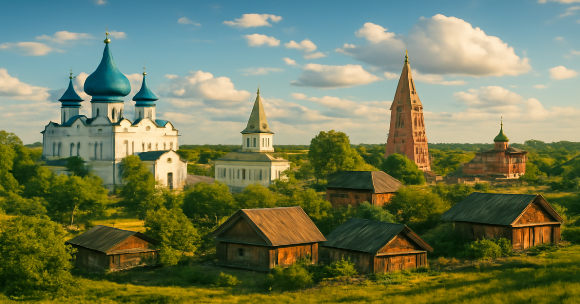 Explore the beauty of the Золотое Кольцо России with its historic cities like Suzdal.