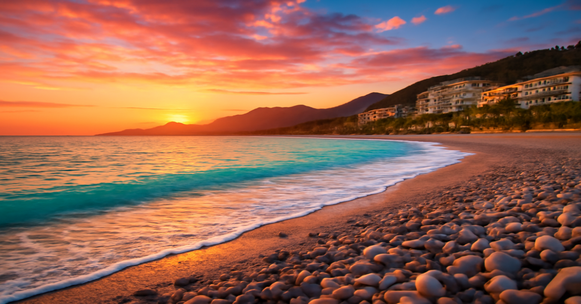 Stunning Turkish beach scenery, perfect for understanding виза в Турцию for your travel plans.