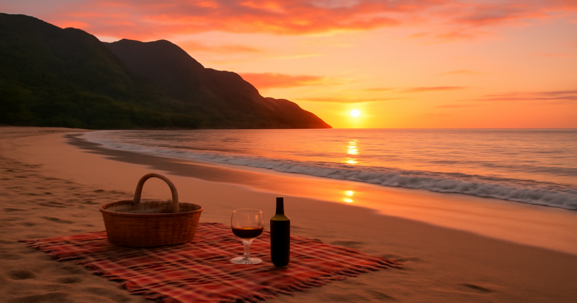 Explore stunning destinations for романтические поездки, featuring serene beaches and breathtaking sunsets.
