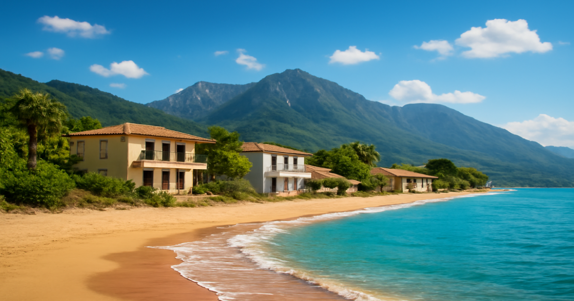 Explore budgetные путешествия with stunning landscapes of beaches and mountains, perfect for affordable adventures.