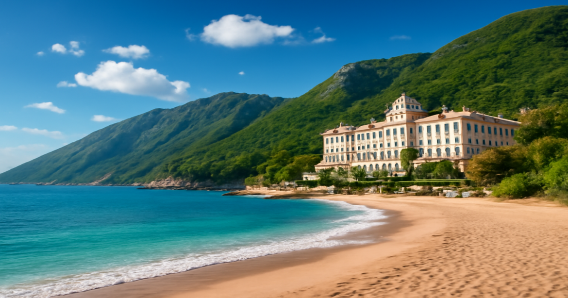 Beautiful European beach scene, perfect for travelers seeking виза в Европу.