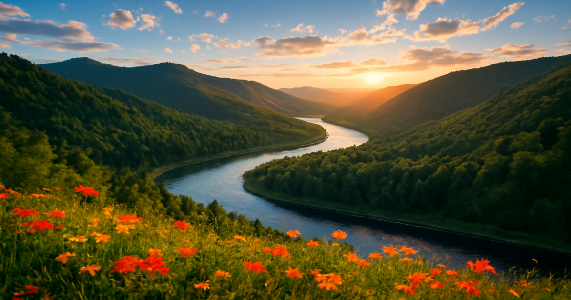 Explore stunning touristические маршруты по России showcasing natural landscapes and adventurous destinations.