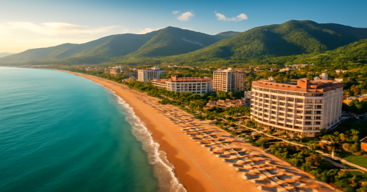 Breathtaking view of the Black Sea, perfect for a memorable vacation by the sea.
