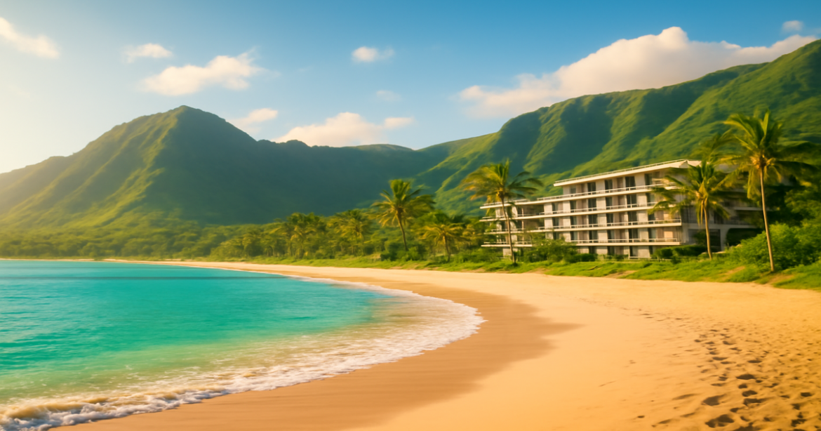 Stunning travel destination showcasing beaches and mountains, highlighting визы для путешествий.