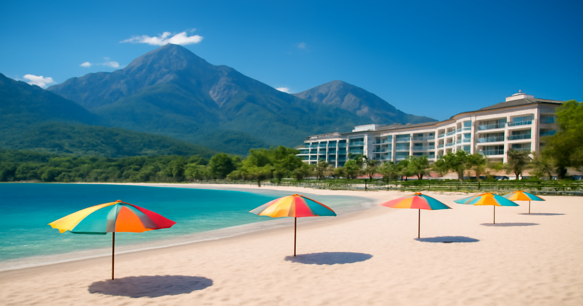Explore семейные курорты России with stunning beaches and mountains, perfect for family vacations.