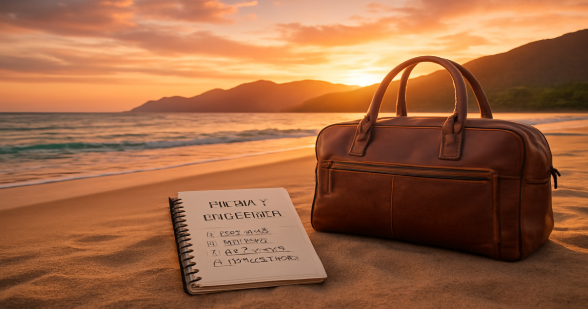 Stunning beach sunset showcasing советы по отпуску and travel planning inspiration.