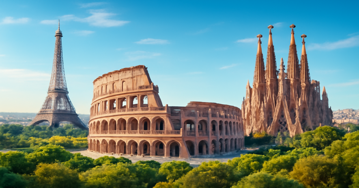 Explore top tourist attractions in Europe, featuring iconic landmarks and beautiful landscapes.