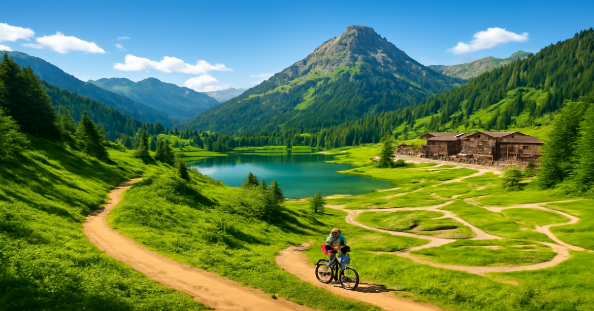 Explore активный отдых at a stunning mountain resort with nature and sports in harmony.