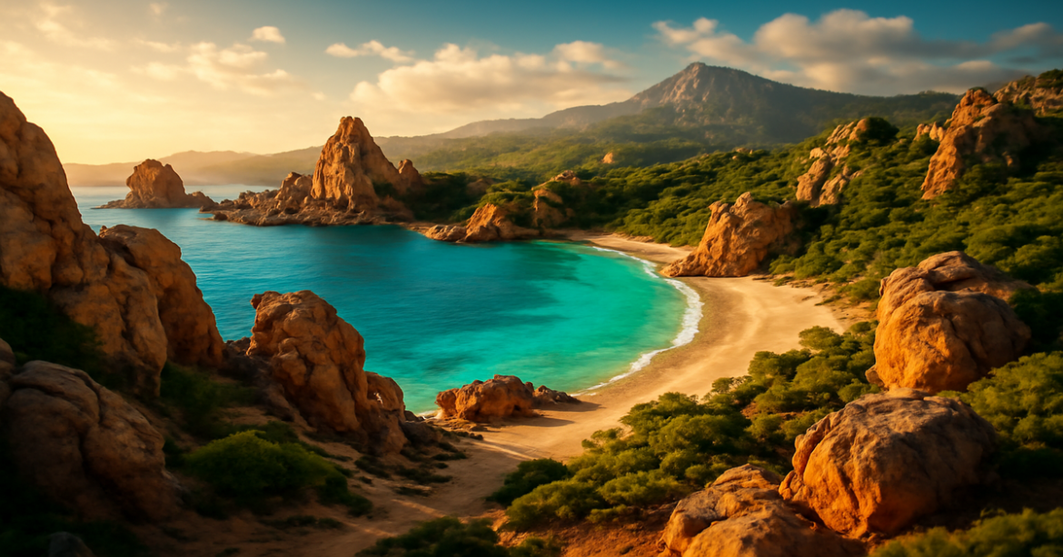 Explore уникальные направления with this stunning beach landscape, perfect for travel inspiration.