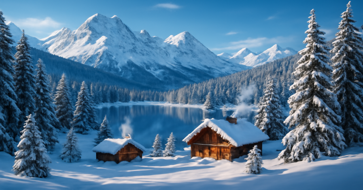 Explore stunning зимние направления with breathtaking winter landscapes and cozy cabins.
